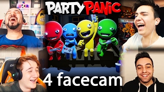 YOUTUBERLER PARTİDE! | 4 FACECAM PARTY PANIC
