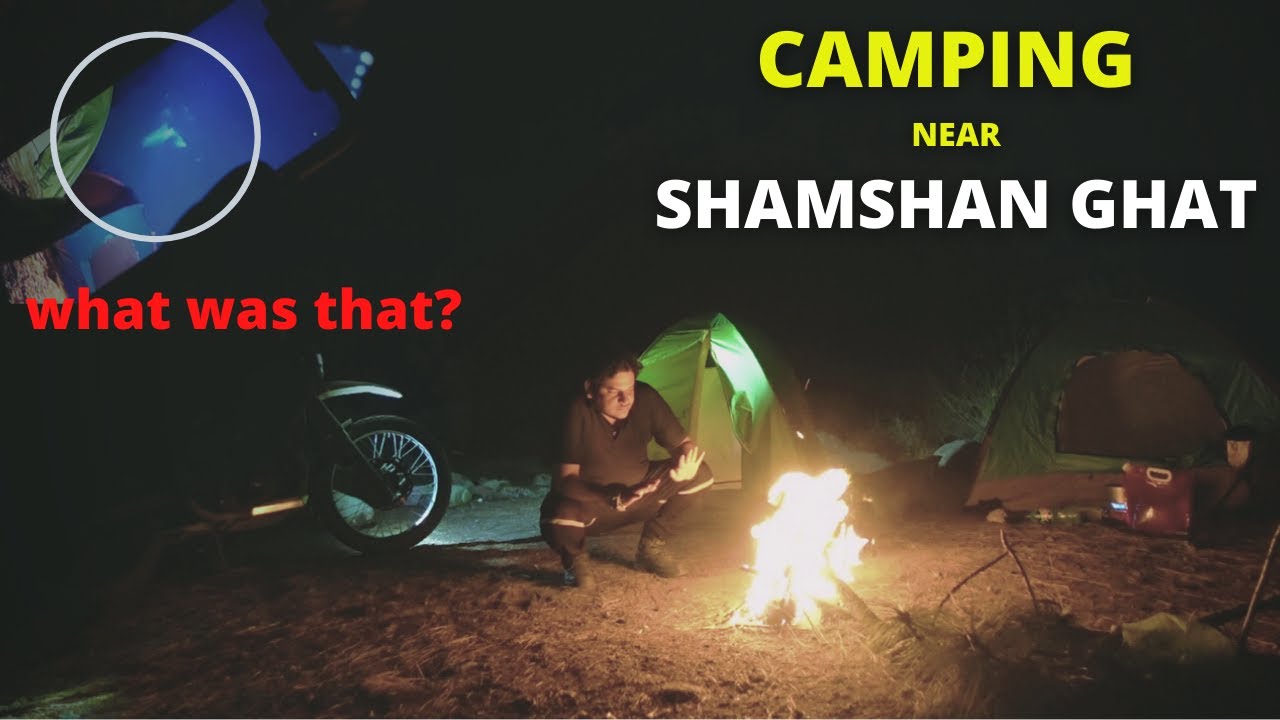 UFO or Ghost? Caught on Camera | Camping near Shamshan Ghat
