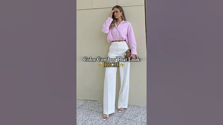 Color combos that look RICH ⚜️#oldmoney #oldmoneyfashion #classy #oldmoneyaesthetic #elegant