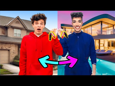 Switching Lives With James Charles For 24 Hours!!