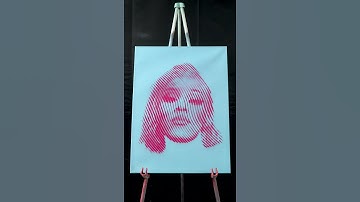 Doja Cat Halftone Stencil Art | Stencil Stop