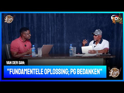 💬 INTERACTIEF • Van Der San  uitleg  initiatiefwet Openbaar Ministerie (OM) (Suriname)