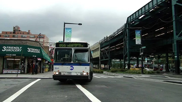 Orion V CNG Q66 arriving at 28th Street and Queens Plaza South (10-7-12)