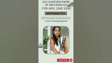 Old Question Paper of Abstract Algebra for M.Sc 2nd Sem #Mathematics