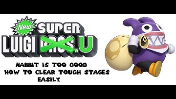 New Super Luigi U: Nabbit is too good aka how to clear tough stages easily.