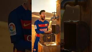 This Messi and Mbappe Moment Feels Illegal 😂 #football #messi #ai #mbappe #shorts