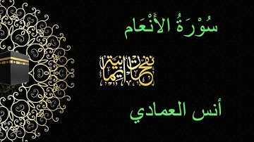 سورة الأنعام     |  القارئ : أنس العمادي 💛