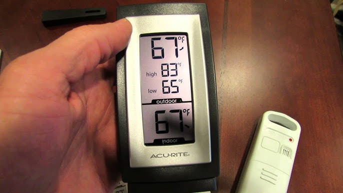 Buy AcuRite Wireless Thermometer with Outdoor Temperature and Humidity  Sensor online Worldwide 