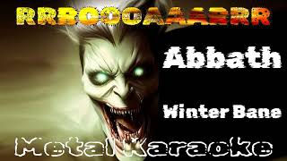 Abbath – Winter Bane {Karaoke version — Instrumental with lyrics}