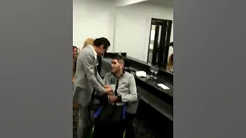 Marc Anthony and Prichard Colon meet!!!