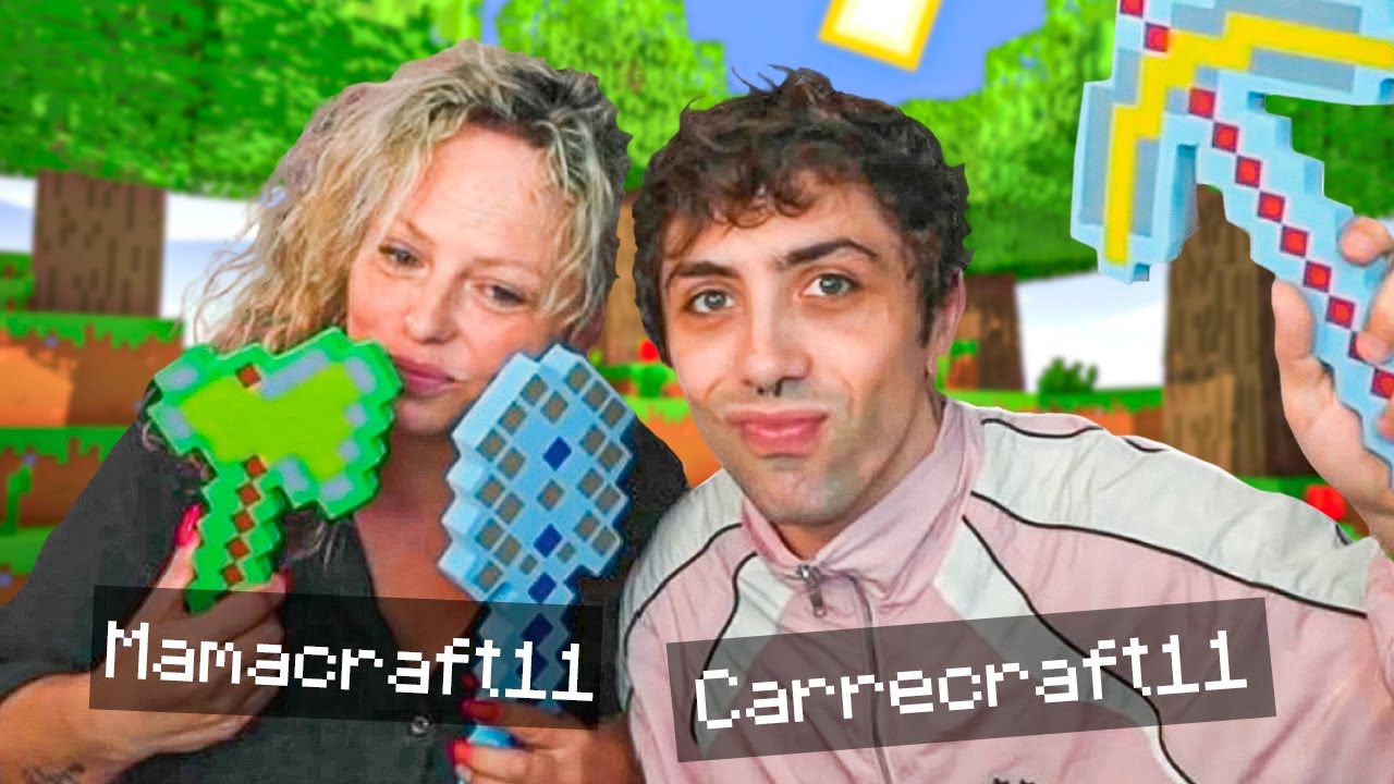 minecraft con mamá 👩🏼⛏️