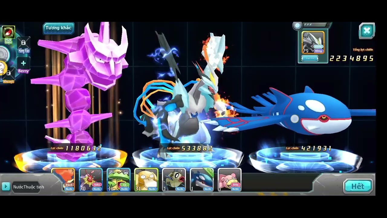 Poke đại chiến - s1740 truyền team thay đổi đội hình v0 siêu khủng !!!