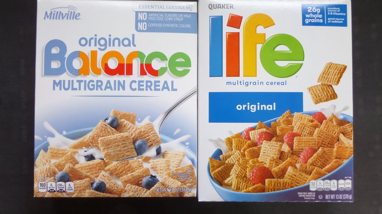 Aldi Millville Balance Original VS Life Original Cereal Aldi VS Name Aldi Millville Balance Original VS Life Original Cereal Aldi VS Name