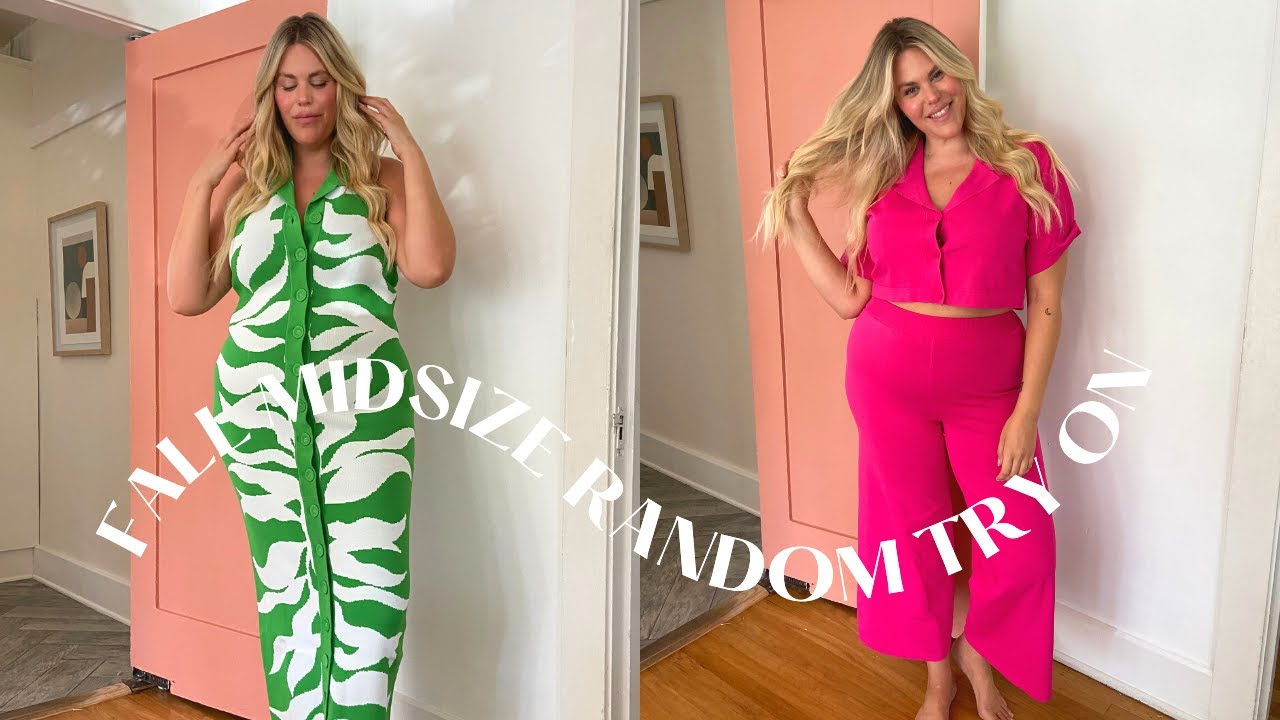MIDSIZE RANDOM TRY ON HAUL / SIZE 14 / UK 18 / HANIFA / ELOQUII / VERASHOP / KNIX