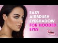 Easy Hooded Eyes Eyshadow with Airbrush Makeup Tutorial / Trucco Aerografo palpebra Incappucciata