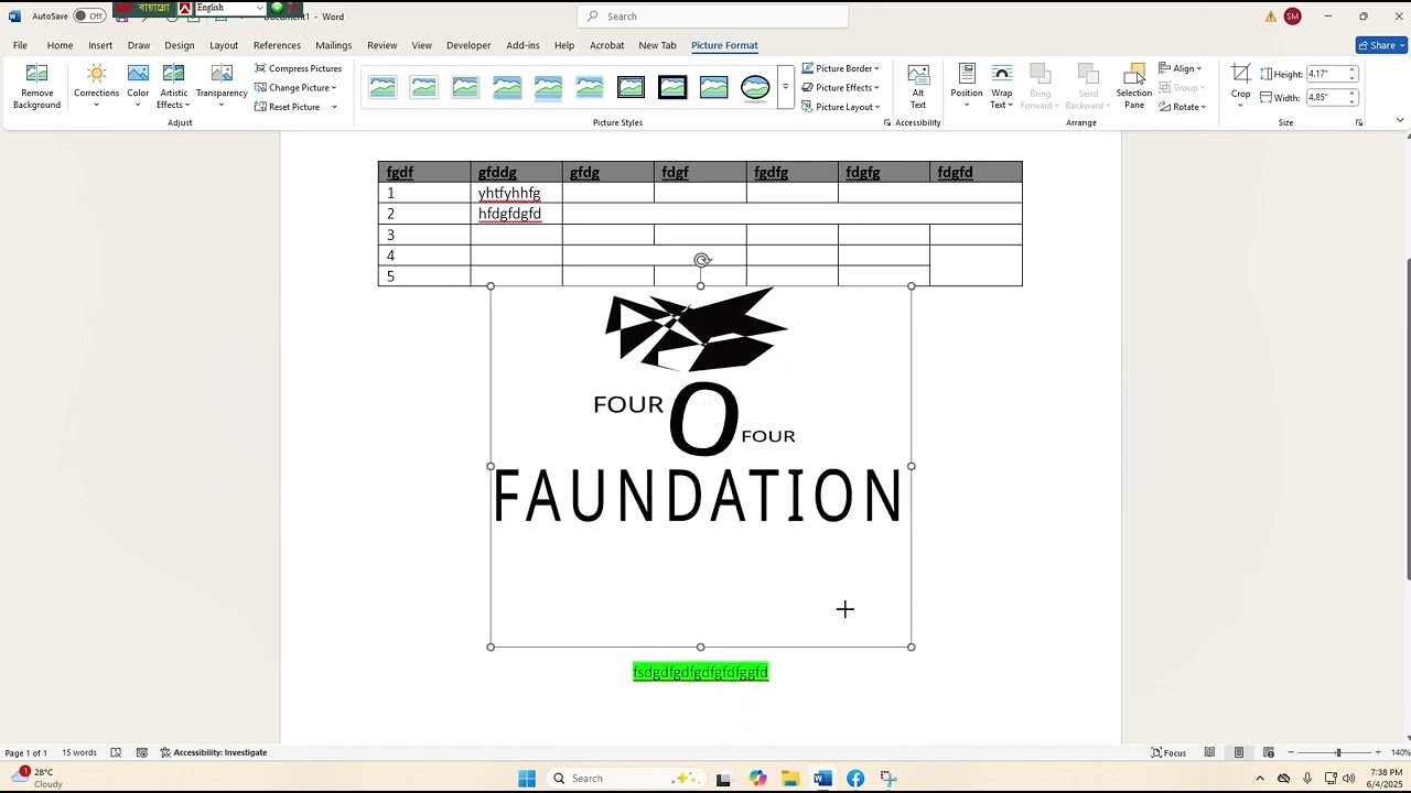 "Microsoft Word Insert Tab Explained in Bangla | Easy ICT Learning | Class 2"