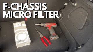 How To: Replace Your FChassis MINI Cooper’s Micro Filters/Cabin Filters