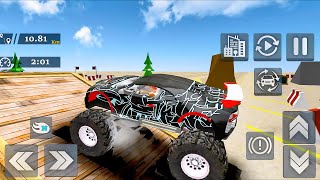 4x4 Monster Truck Stunts Simulator: Drive on Ramps and Obstacles - Android gameplay screenshot 3