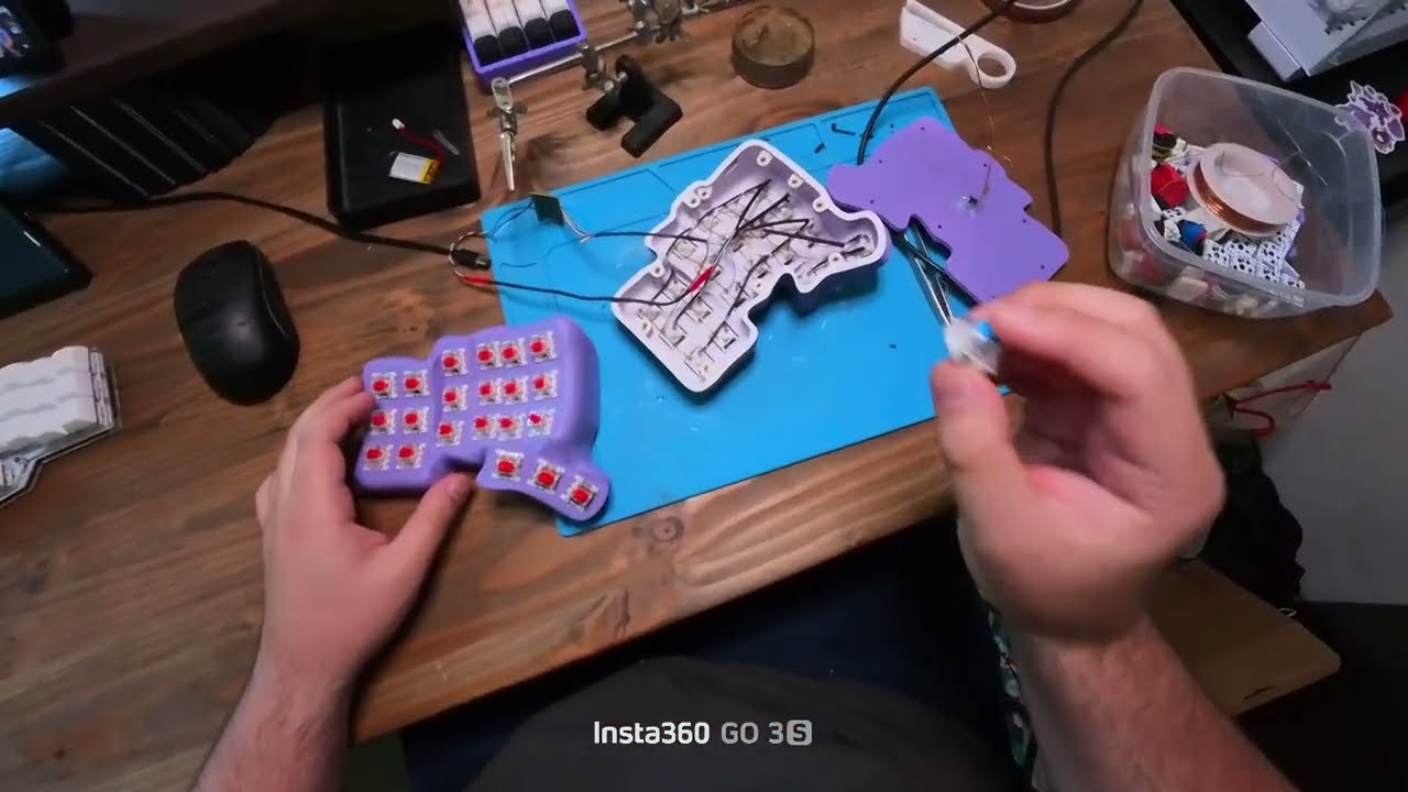 Show and tell: DIY handwire split keyboard