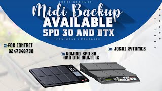 SPD 30 + Yamaha DTX Full MIDI Backup | Complete Setup Guide 🔥