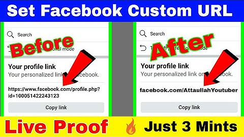 How To Set Custom URL For Facebook Profile | Facebook Custom URL Kaise Banaye | Facebook Custom URL