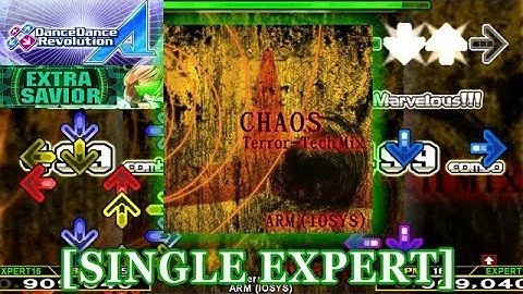 【DDR A (2018)】 CHAOS Terror-Tech Mix [SINGLE EXPERT] 譜面確認＋クラップ