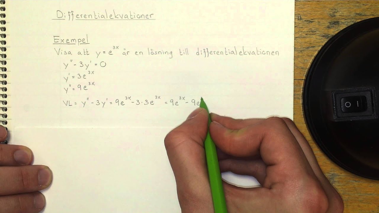 Ma4 Differentialekvationer