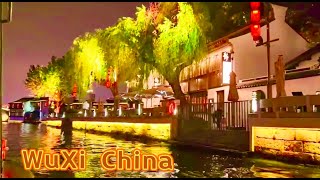 First Night In China! 🇨🇳 WUXI NIGHTLIFE | Boat Cruise, Ming Dynasty Architecture, Grand Canals!