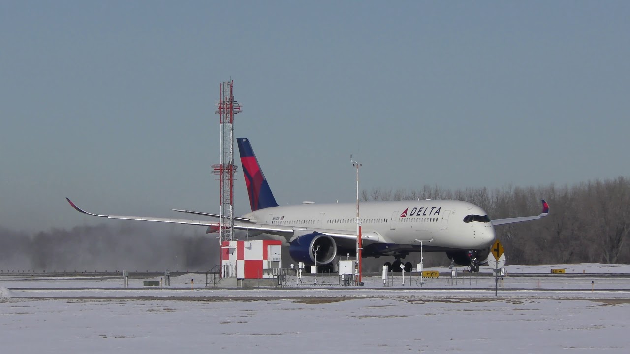 FIVE Heavy Spool-ups and Takeoffs at MSP Airport