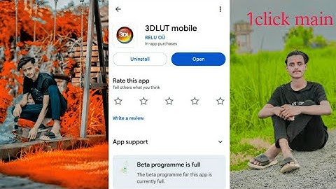 how to use 3dlut mobile app video editing  || 3dlut mobile editing video