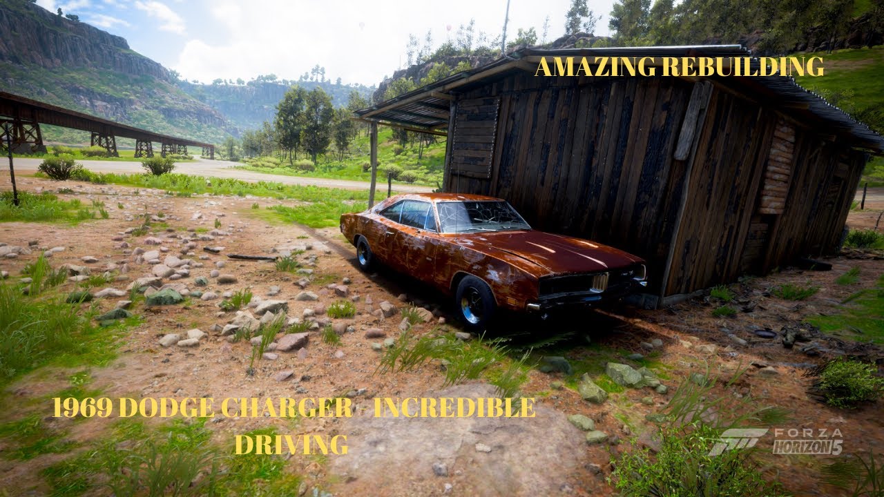 RESTORING ONE OF THE BEST AMERICAN MUSCLE CARS - 1969 DODGE CHARGER (4K Logitech G29+ Shifter)