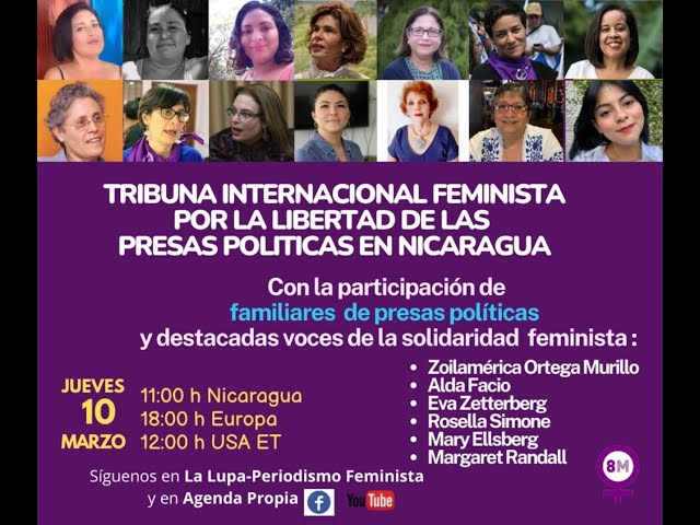 Tribuna Internacional Feminista por la LIBERTAD DE LAS PRESAS POLÍTICAS