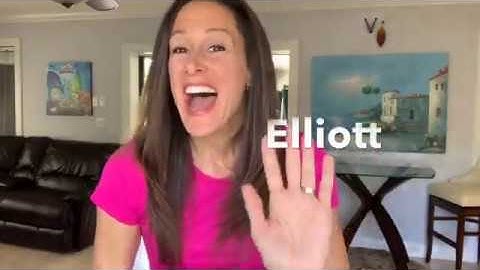 Learn to Spell ELLIOTT Toddler Song | Learn to Talk with Patty Shukla