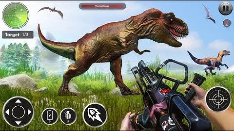 Best Dinomania Games - Wild Dinosaur Hunting 3D- Dino Hunter Game Android Gameplay