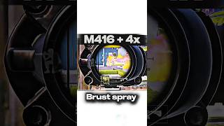 M416 burst spray 🤯 #bgmi #edit #trendingshorts #gaming