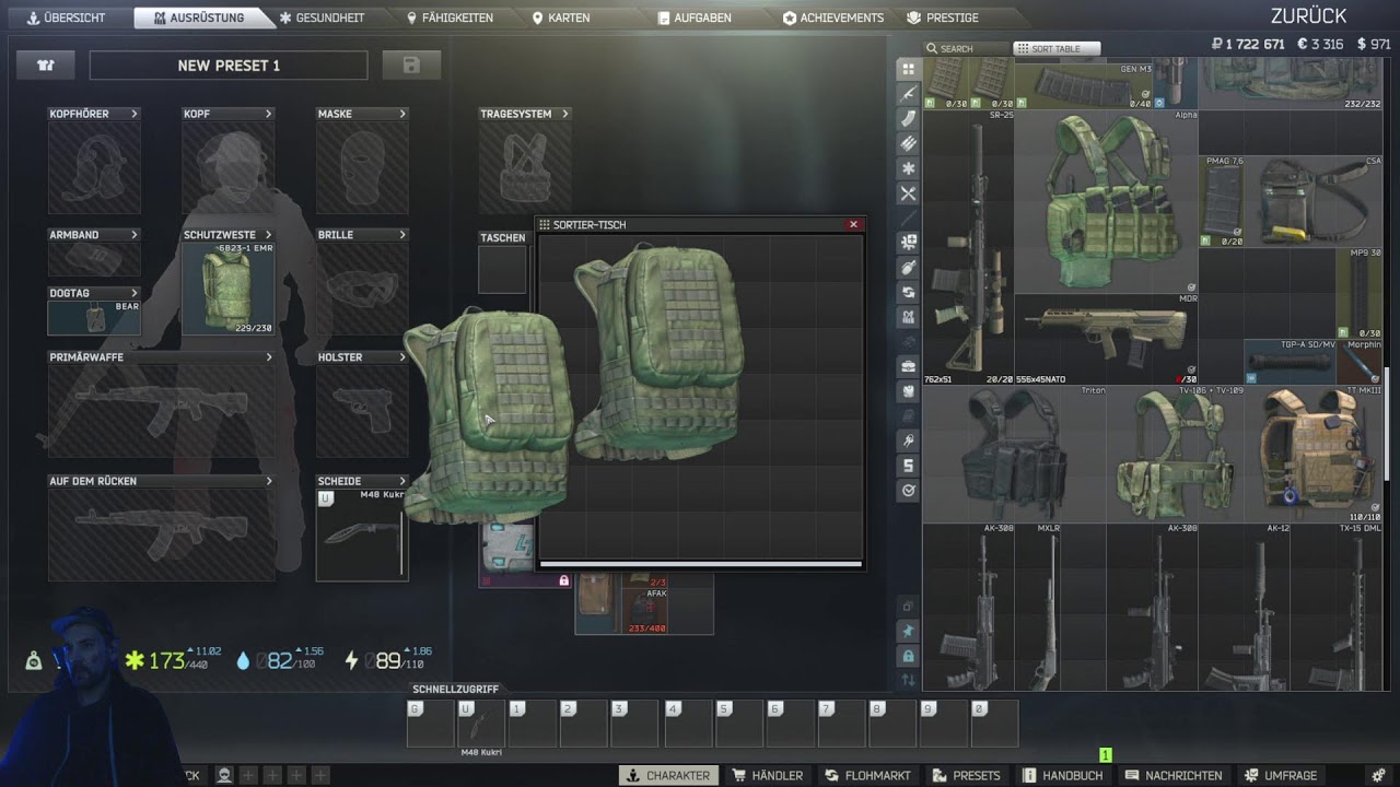 Escape from Tarkov -  LV 26 Ü 40 Interchange / Lighthouse