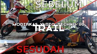 Modifikasi Vario Techno 110 Trail Test Drive Trabas