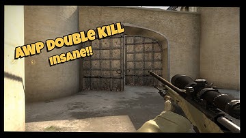 CS:GO Awp double kill !? (Non Edited)