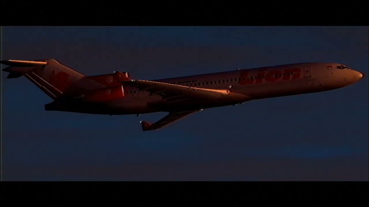 FSX | (Fictional) Lion Air 727-200 flight from Juanda-Husein | Independence Day Special
