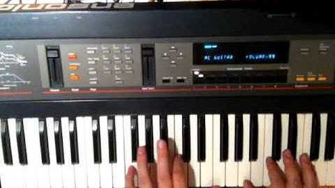 Ensoniq EPS demo Factory Disk 2 - Guitar