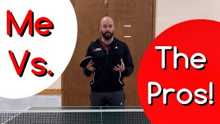 Does my serve work against the Pros?!