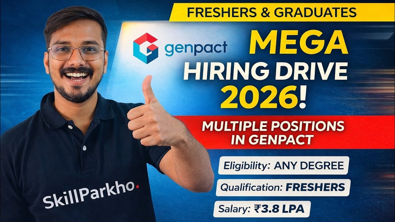 Genpact Ongoing Hiring 2026 🔥 | Multiple Positions | Freshers & Graduates Can Apply | Apply Now!