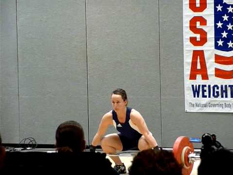 Amanda Hubbard Snatch 85kg - 2010 Arnold