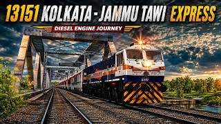 🚆 13151 Kolkata–Jammu Tawi Express 🔥 Powerful WDP4D Diesel Engine Journey | MSTS OpenRails #shorts 