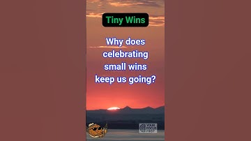 Why does celebrating small wins keep us going?