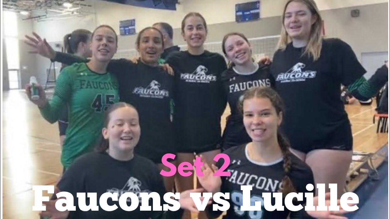 Faucons U17 vs Lucille-Teasdale set 2