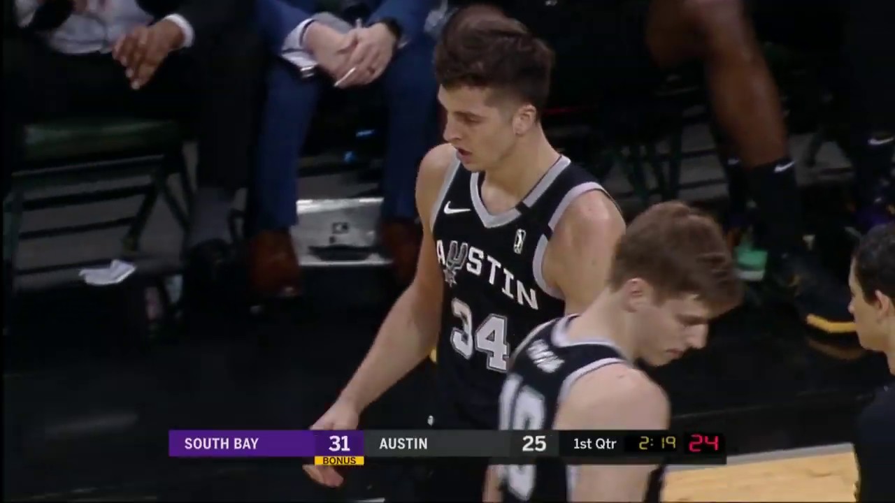 Daulton Hommes (23 points) Highlights vs. South Bay Lakers 2/20/20