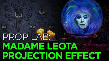 DIY Madame Leota Effect with INVISIBLE PROJECTOR