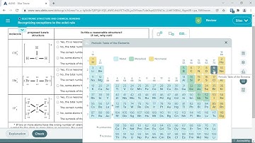 Recognizing exceptions to the octet rule in Lewis Structures