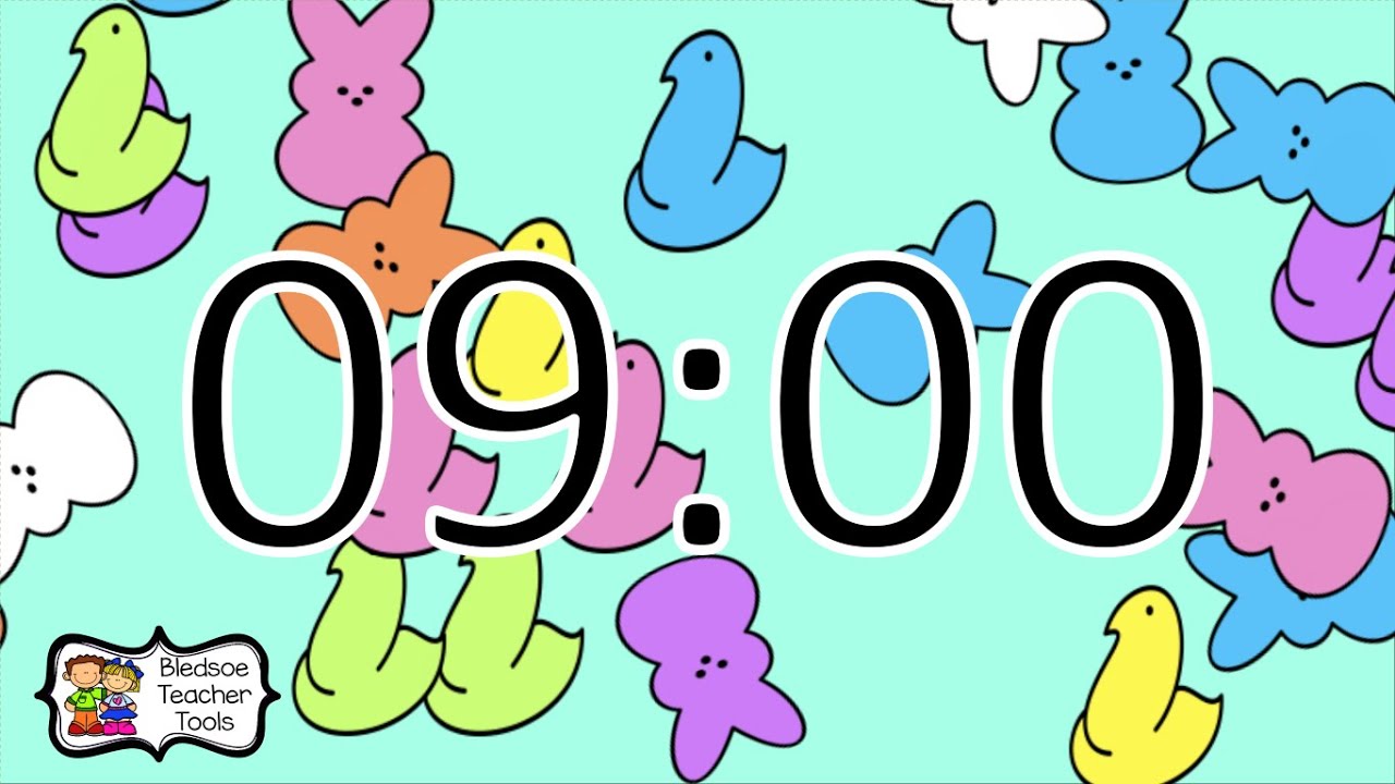 Peep Test Timer 9 Minutes Easter Peeps Countdown Timer - YouTube